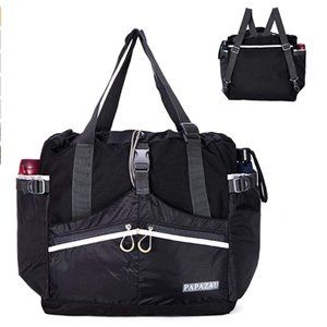 Travel Tote Bag 40L Convertible Tote Backpack Large Beach Gym Tote Bag